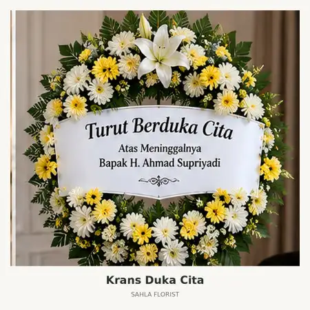 Krans Bunga Duka Sudirman Pekanbaru